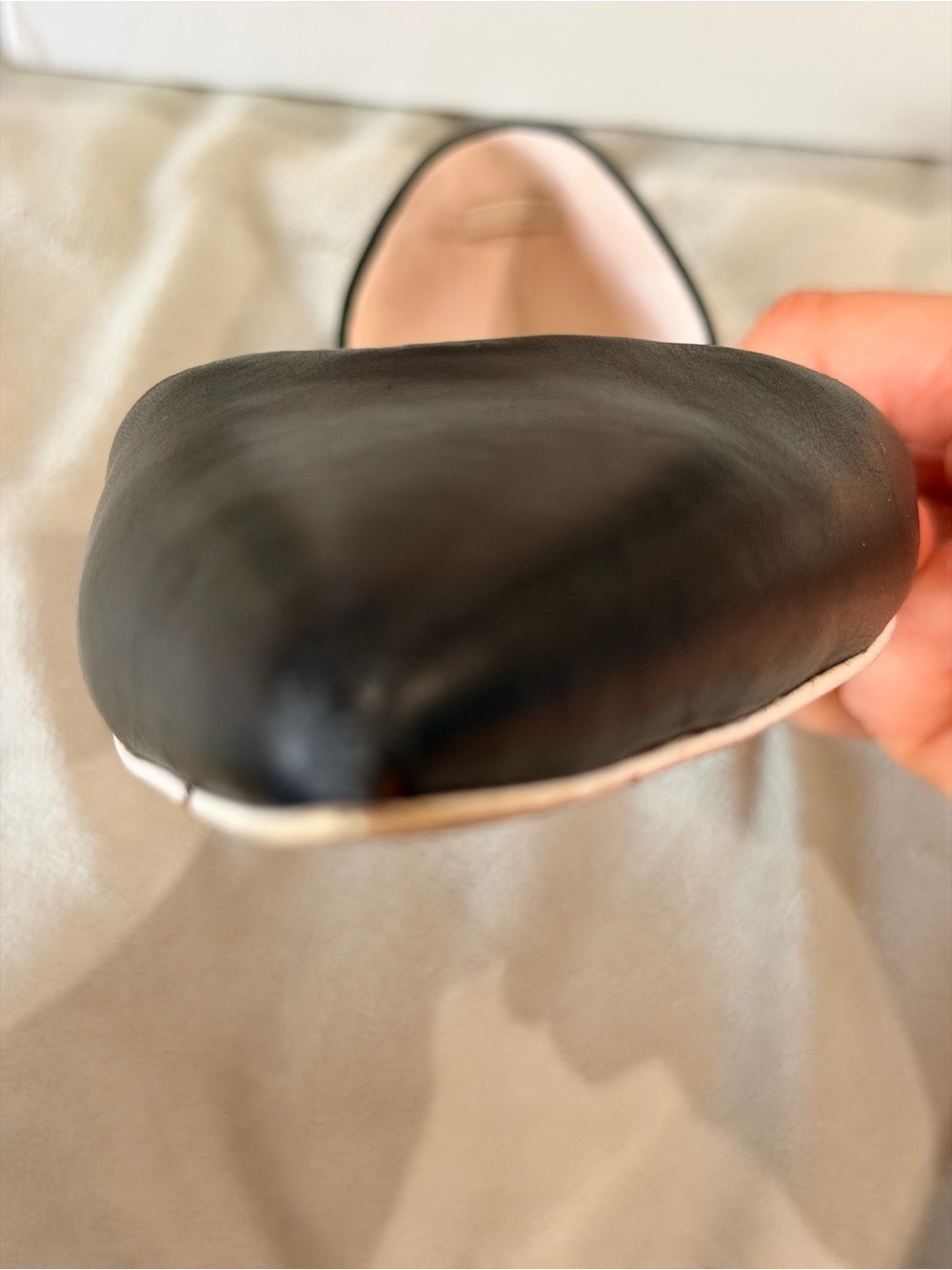 3.1 Phillip Lim Black Pointed D'Orsay Flats - Picture 3 of 5